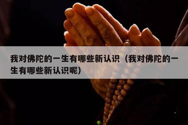 我对佛陀的一生有哪些新认识（我对佛陀的一生有哪些新认识呢）