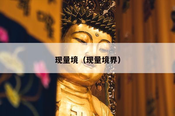现量境（现量境界）