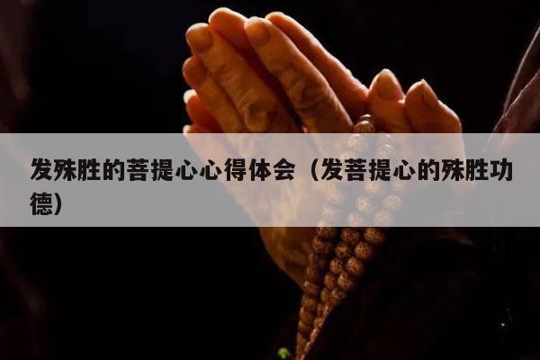 发殊胜的菩提心心得体会（发菩提心的殊胜功德）