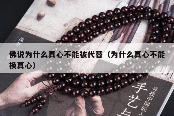 佛说为什么真心不能被代替（为什么真心不能换真心）