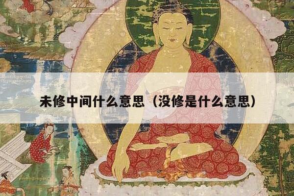 未修中间什么意思（没修是什么意思）