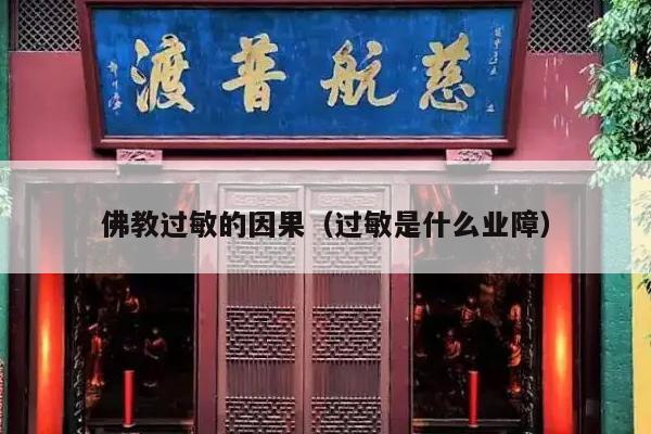 佛教过敏的因果（过敏是什么业障）
