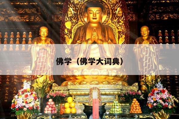 佛学（佛学大词典）
