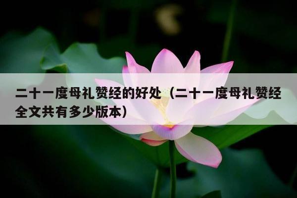 二十一度母礼赞经的好处（二十一度母礼赞经全文共有多少版本）