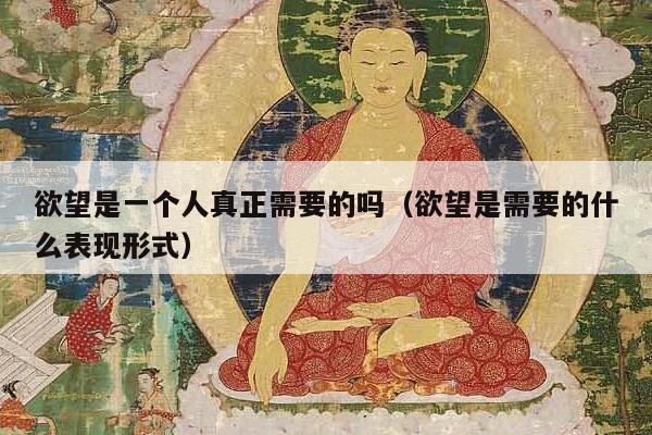 欲望是一个人真正需要的吗（欲望是需要的什么表现形式）