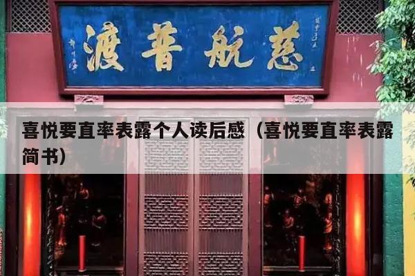 喜悦要直率表露个人读后感（喜悦要直率表露简书）