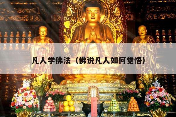 凡人学佛法（佛说凡人如何觉悟）