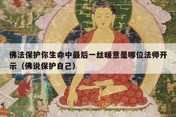 佛法保护你生命中最后一丝暖意是哪位法师开示（佛说保护自己）
