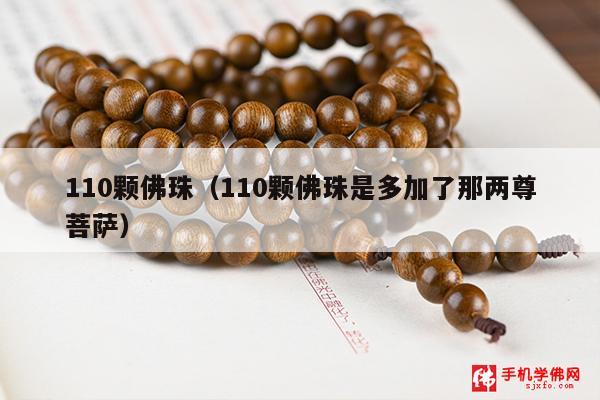 110颗佛珠（110颗佛珠是多加了那两尊菩萨）