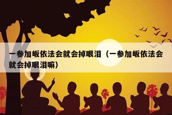 一参加皈依法会就会掉眼泪（一参加皈依法会就会掉眼泪嘛）
