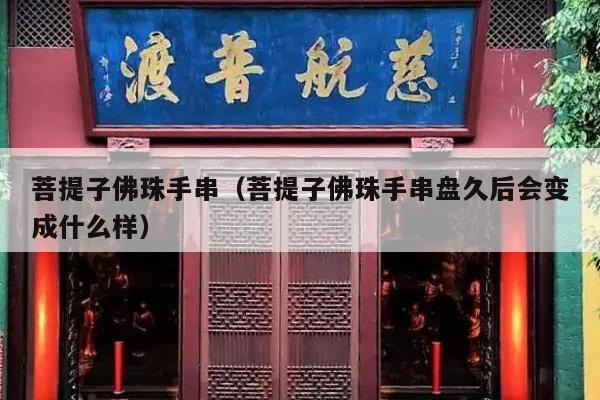 菩提子佛珠手串（菩提子佛珠手串盘久后会变成什么样）