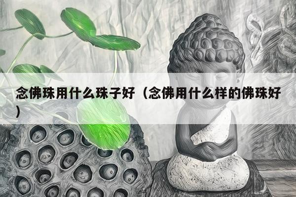 念佛珠用什么珠子好（念佛用什么样的佛珠好）