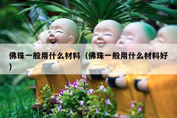 佛珠一般用什么材料（佛珠一般用什么材料好）