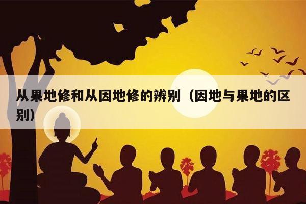 从果地修和从因地修的辨别（因地与果地的区别）