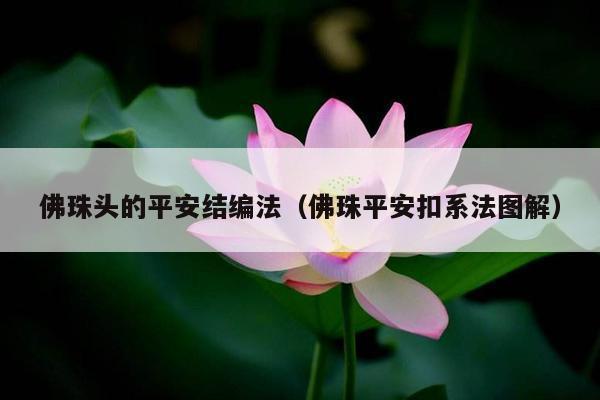佛珠头的平安结编法（佛珠平安扣系法图解）