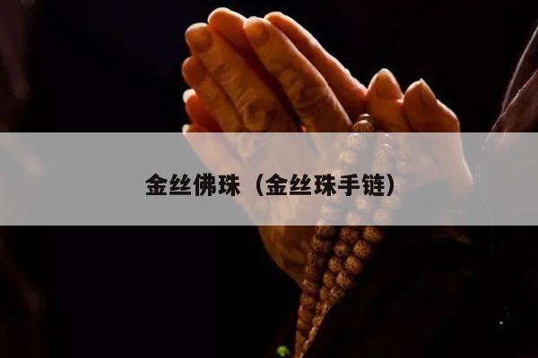 金丝佛珠（金丝珠手链）