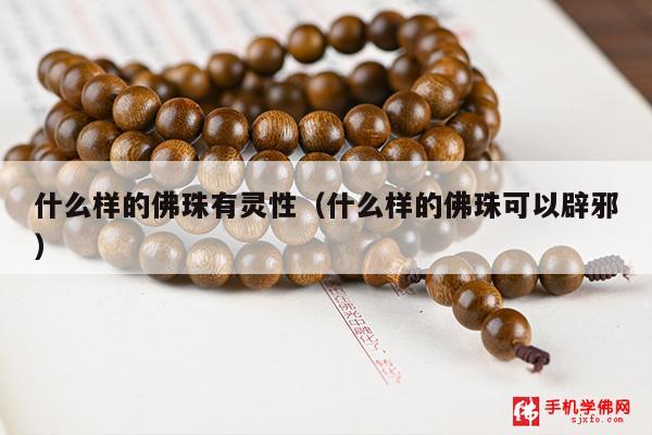什么样的佛珠有灵性（什么样的佛珠可以辟邪）