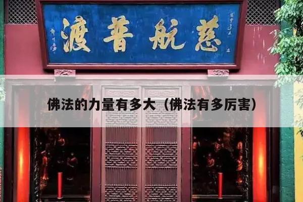 佛法的力量有多大（佛法有多厉害）