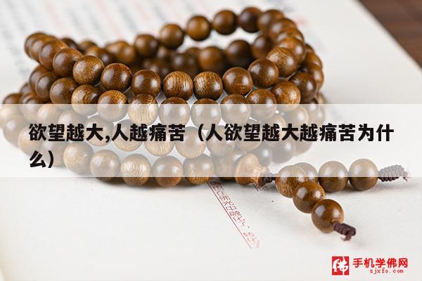 欲望越大,人越痛苦（人欲望越大越痛苦为什么）