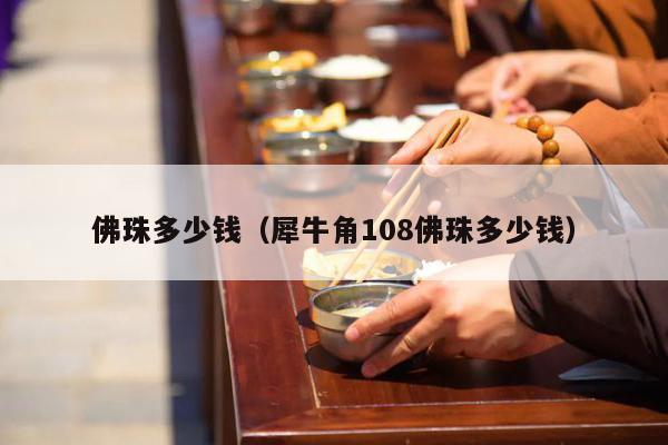 佛珠多少钱（犀牛角108佛珠多少钱）