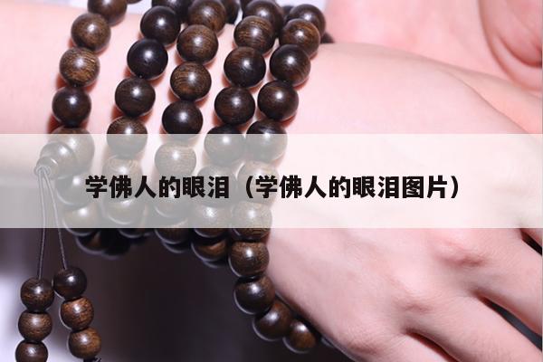 学佛人的眼泪（学佛人的眼泪图片）