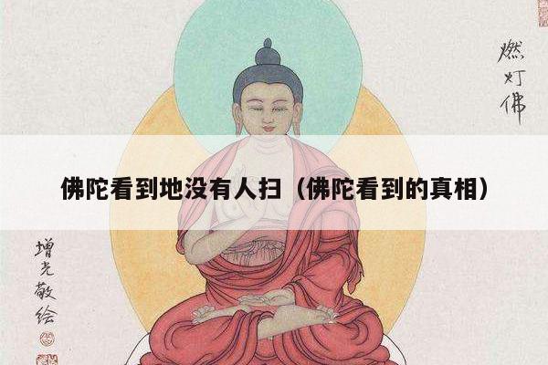 佛陀看到地没有人扫（佛陀看到的真相）