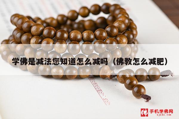 学佛是减法您知道怎么减吗（佛教怎么减肥）