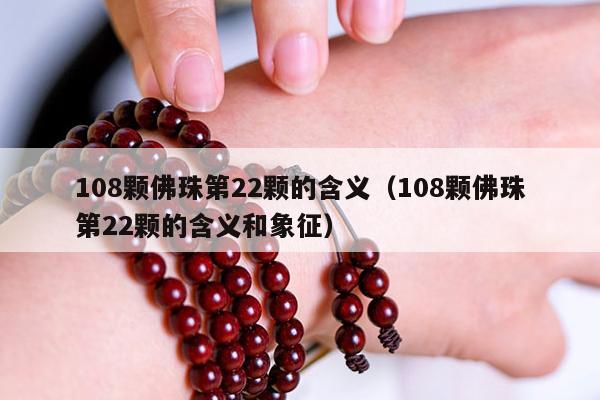 108颗佛珠第22颗的含义（108颗佛珠第22颗的含义和象征）