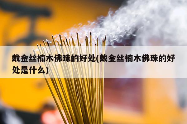 戴金丝楠木佛珠的好处(戴金丝楠木佛珠的好处是什么)