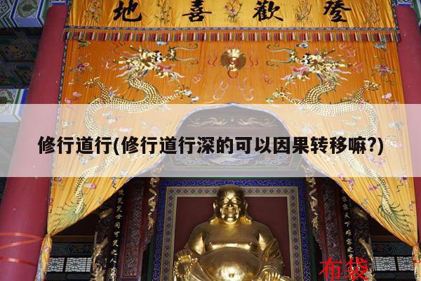 修行道行(修行道行深的可以因果转移嘛?)