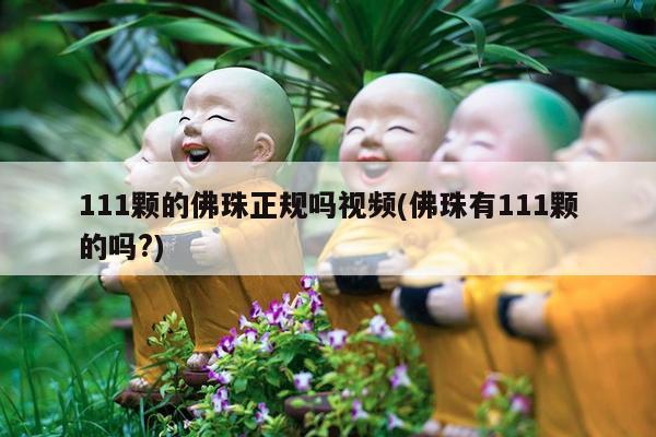 111颗的佛珠正规吗视频(佛珠有111颗的吗?)