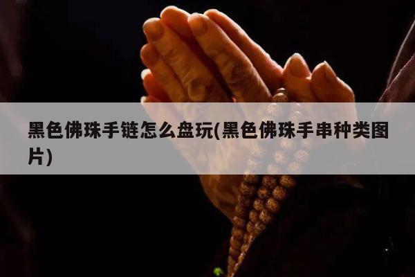 黑色佛珠手链怎么盘玩(黑色佛珠手串种类图片)