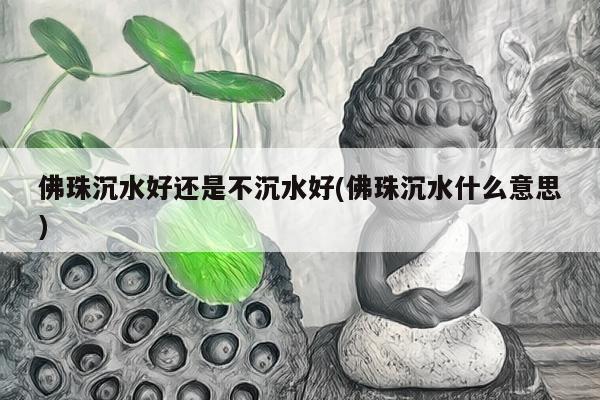佛珠沉水好还是不沉水好(佛珠沉水什么意思)