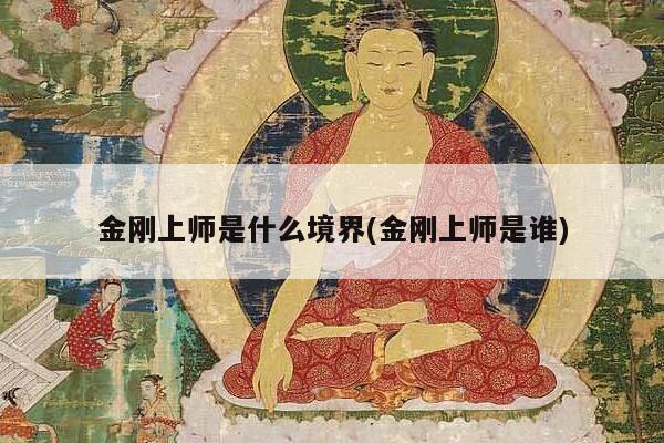 金刚上师是什么境界(金刚上师是谁)