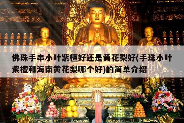 佛珠手串小叶紫檀好还是黄花梨好(手珠小叶紫檀和海南黄花梨哪个好)的简单介绍