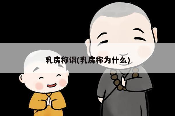 乳房称谓(乳房称为什么)