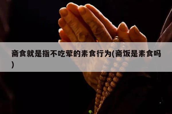 斋食就是指不吃荤的素食行为(斋饭是素食吗)
