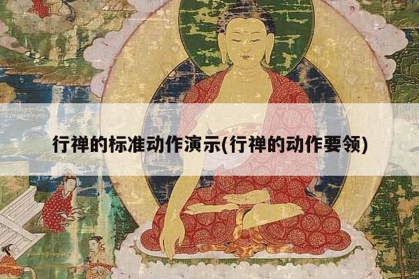 行禅的标准动作演示(行禅的动作要领)
